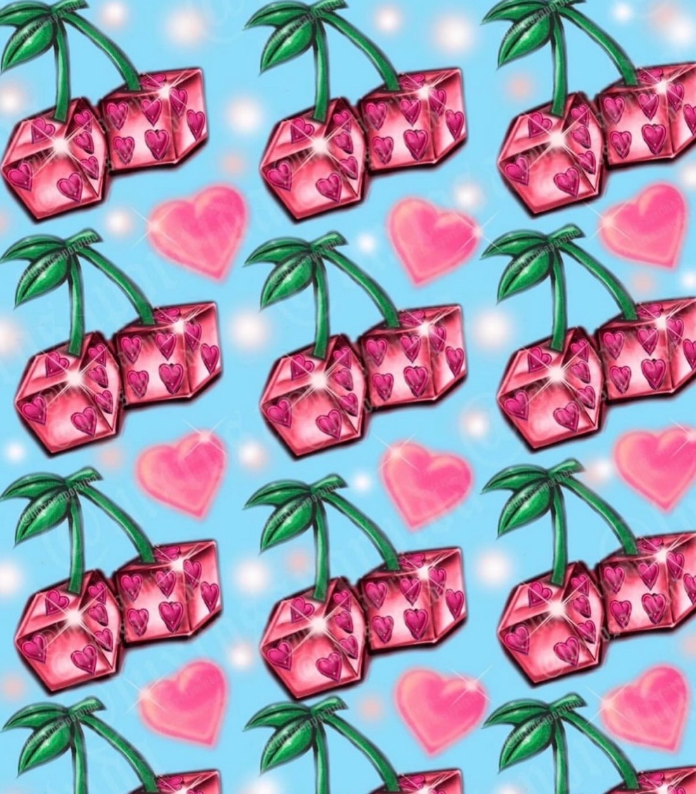 Cherry Dice backdrop