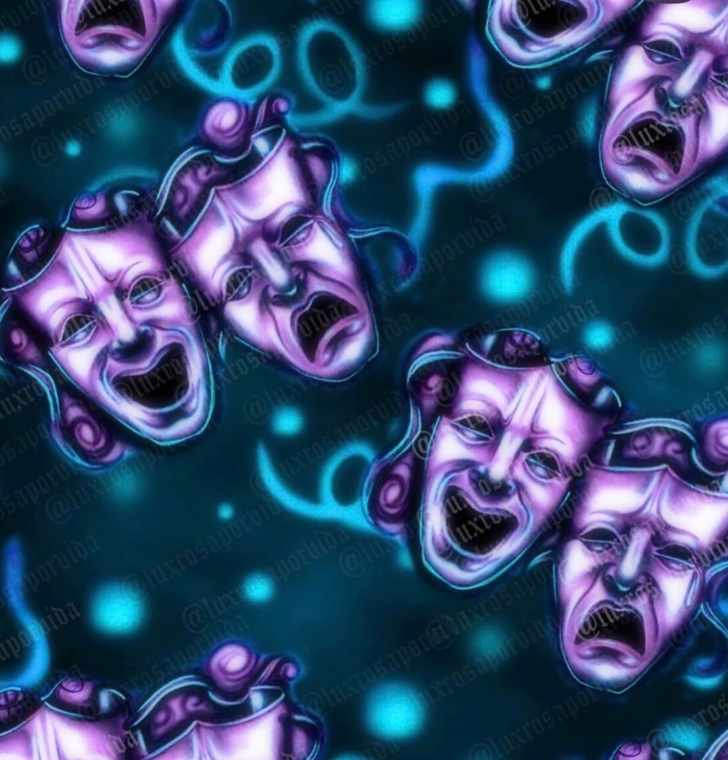 Drama Masks backdrop